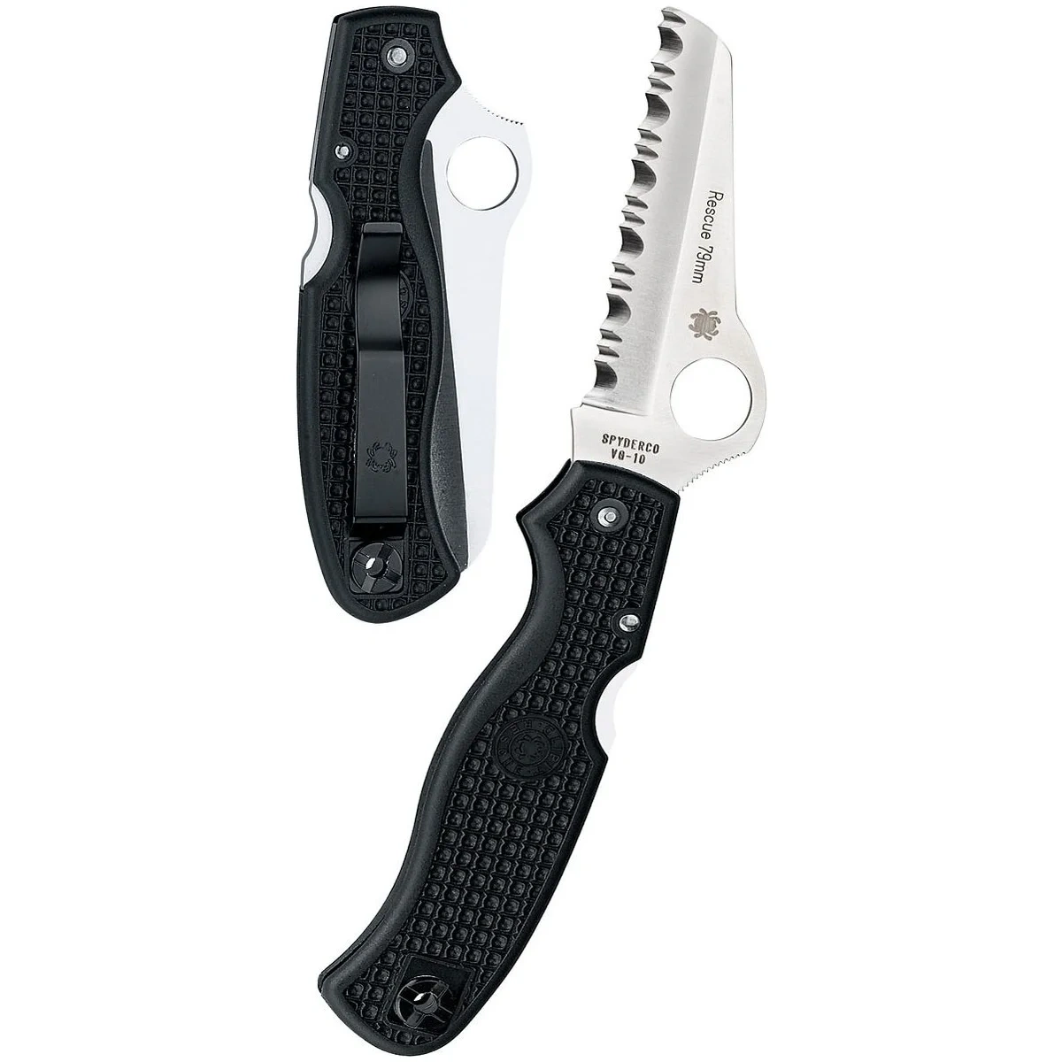 Cortaplumas Rescue 79 MM Negro