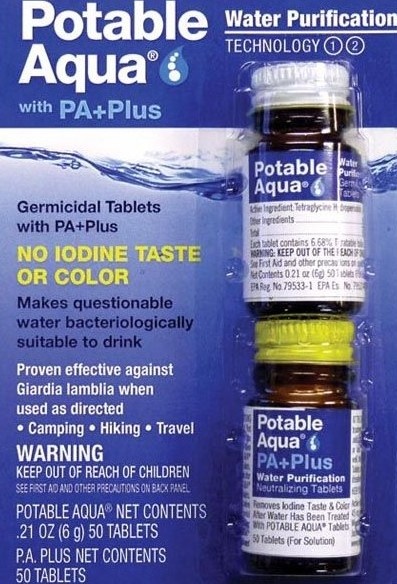 Tabletas Neutralizadoras De Agua Potable Aqua Plus 50 Unidades