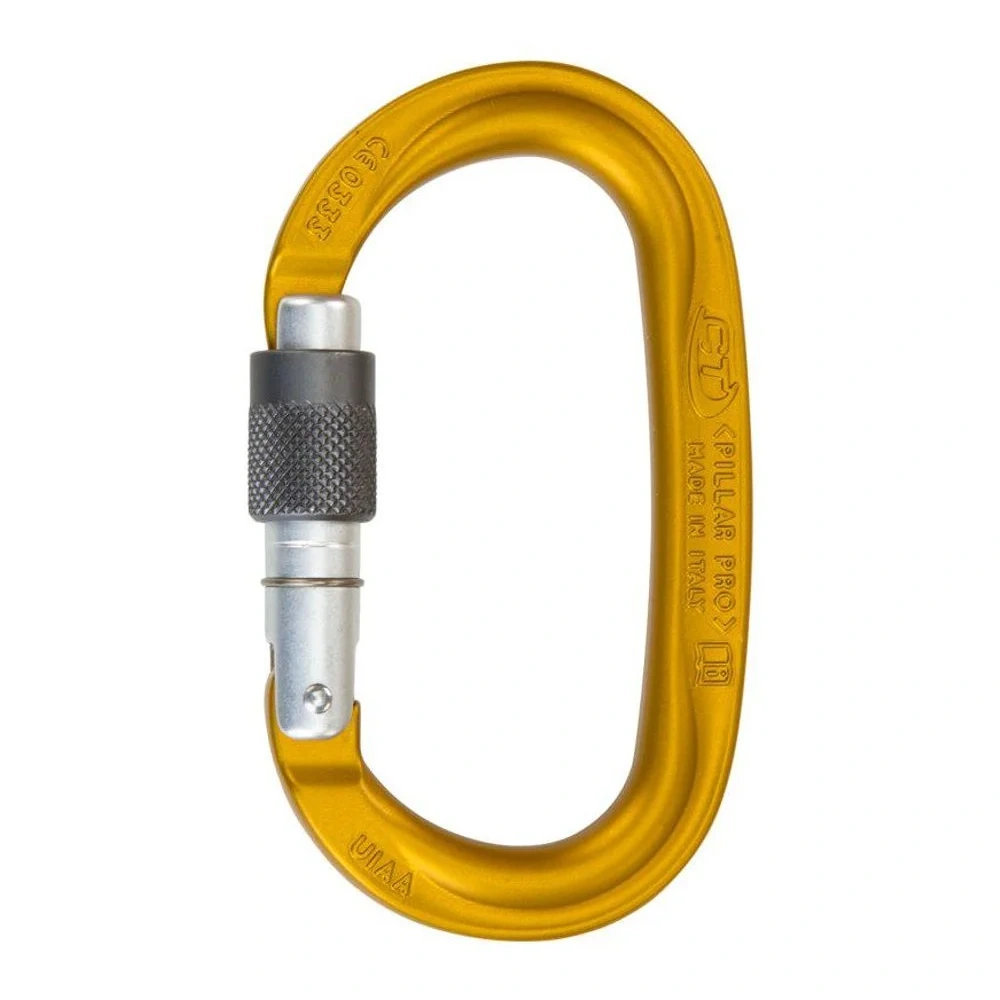 Mosquetón Aluminio Oval Rosca 25kN Pillar Pro SG