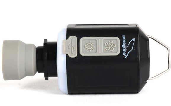 Mini Bomba y Linterna Pocket Sleeping Pad Pump And Lantern -