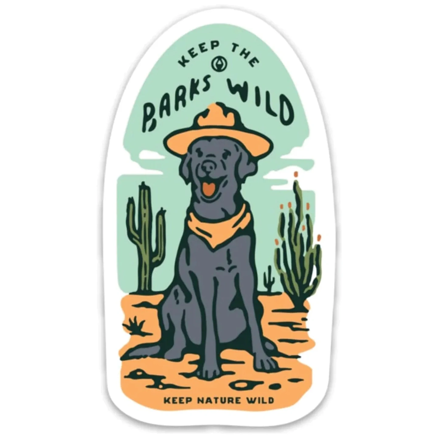 Calcomanía Keep the Barks Wild