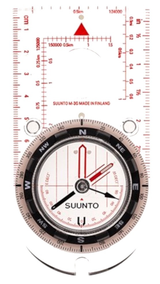 Brújula M-3g Leader Con Aguja Global, Lupa Y Corrección De Declinación Para Trekking