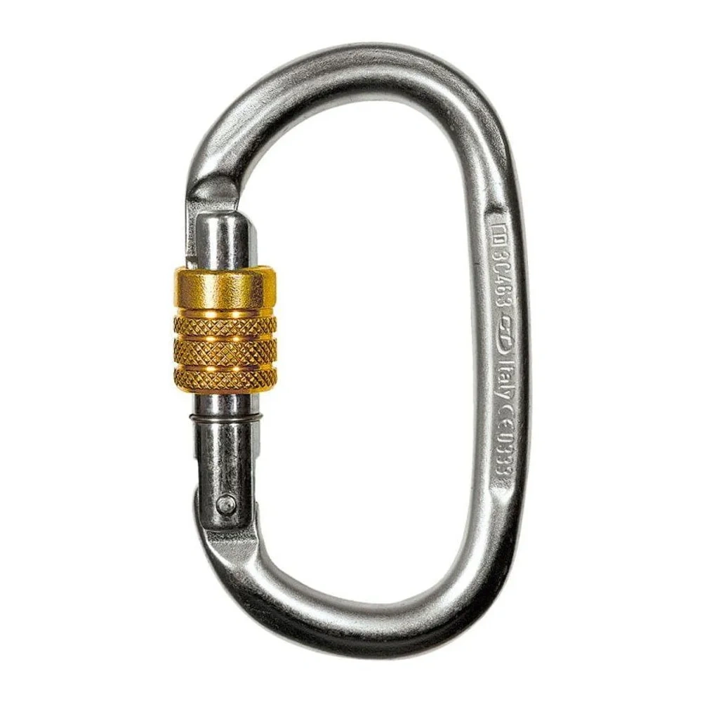 Mosquetón Acero Oval Rosca 30kN Pillar Steel SG