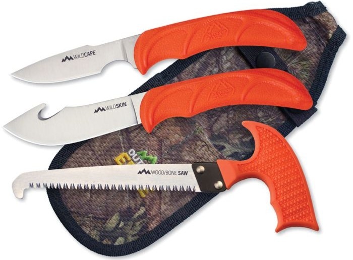 Kit De Supervivencia WildGuide 3 Piezas Con Cuchillo, Sierra Y Funda