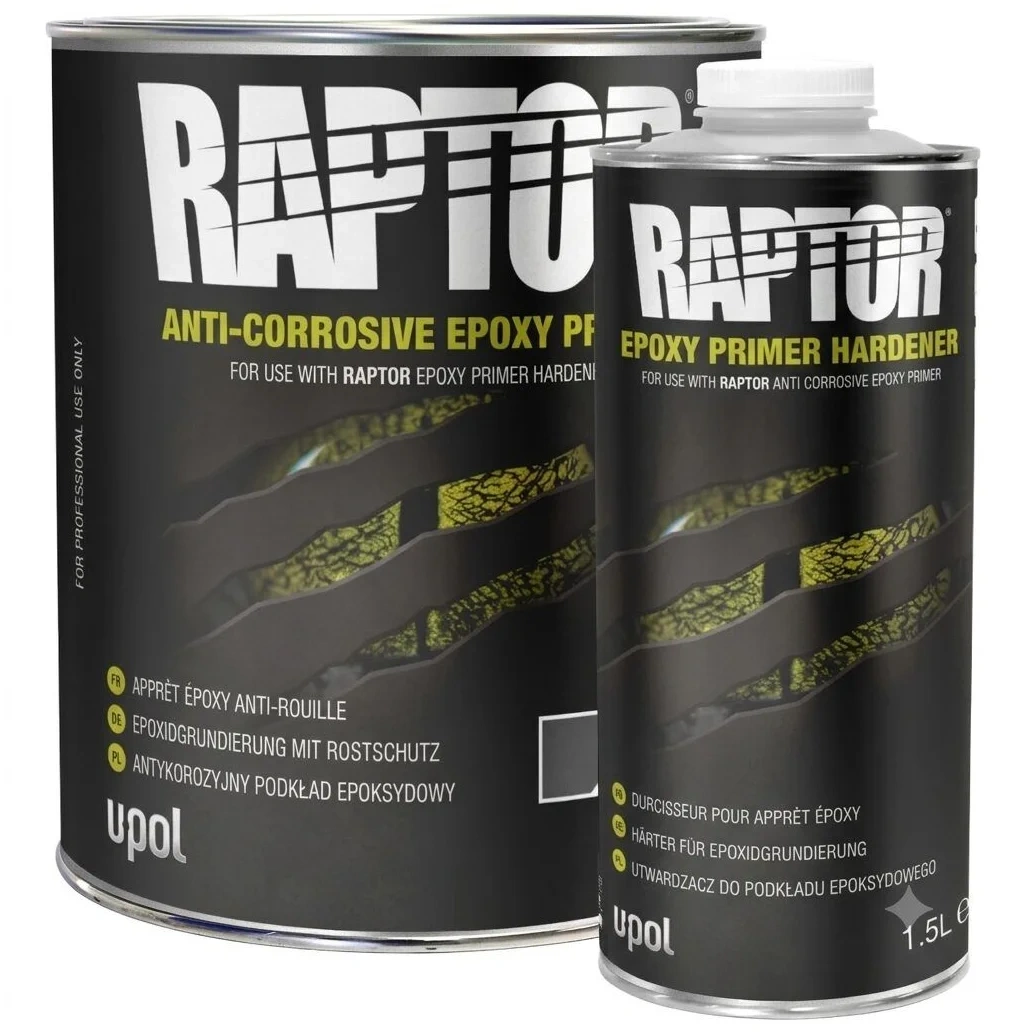 Pack Primer Epoxi Raptor Anticorrosivo 4.5L