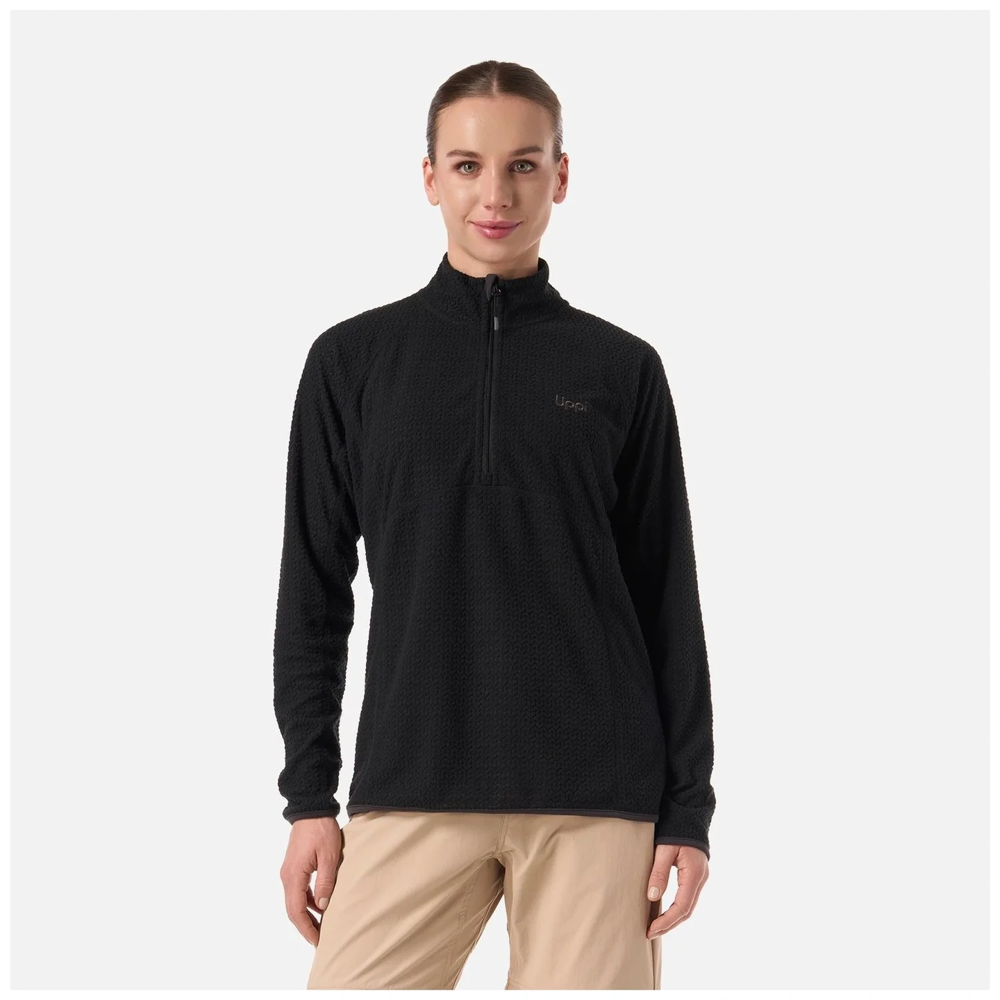 1/4 Zip Negro