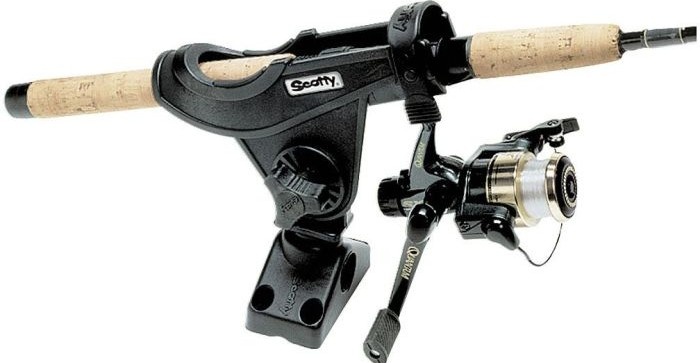 Soporte Porta Caña Con Base De Montaje Baitcaster W/241 Mount Para Kayak Y Embarcaciones