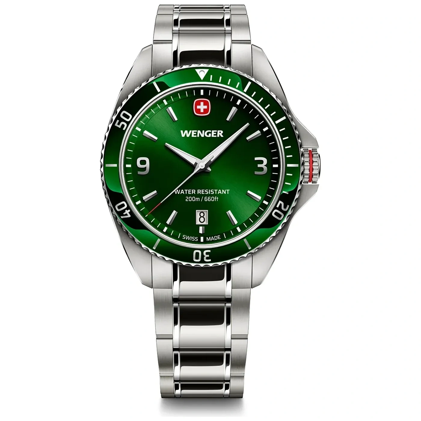 Verde/Plateado