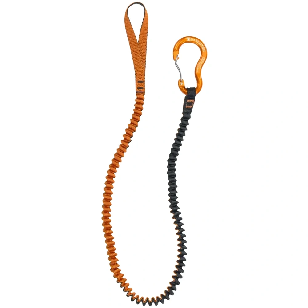 Cinta Elástica Para Sujetar Piolet Whippy 135 Cm Con Mosquetón