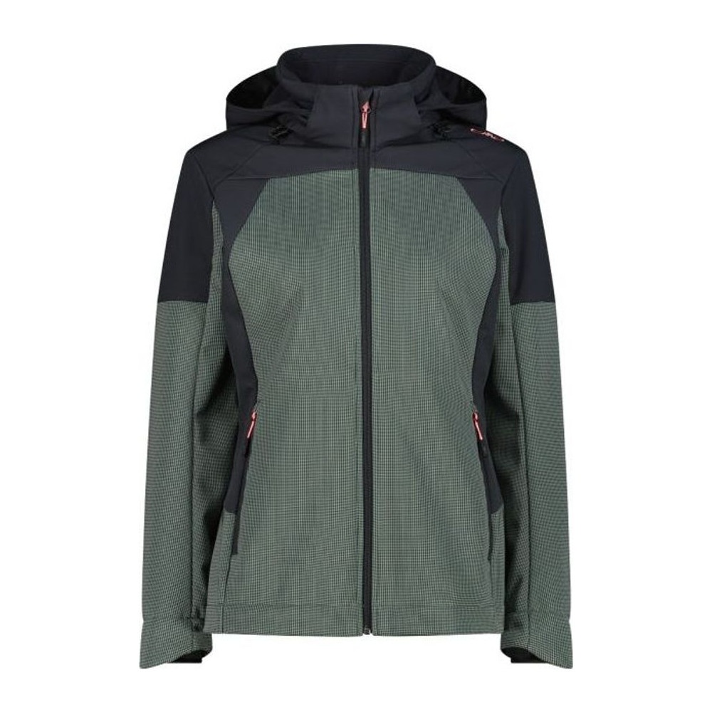 Chaqueta Mujer Softshell con Gorro