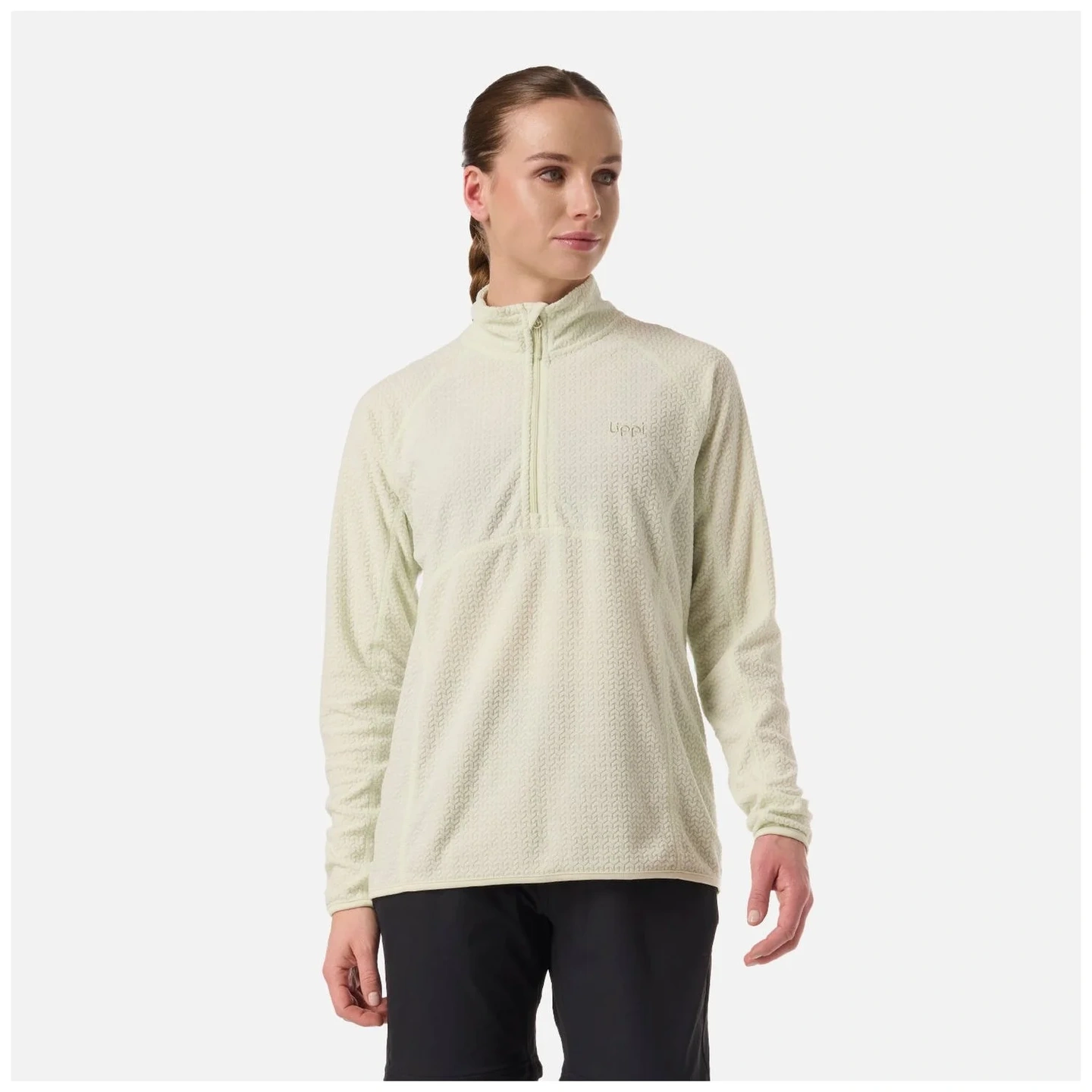 1/4 Zip Verde Claro