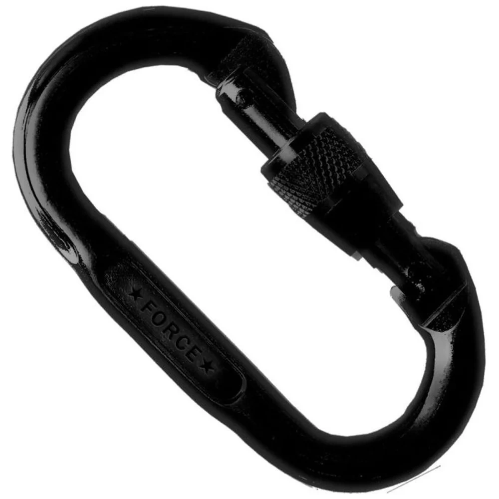 Mosquetón Oval Force Seguro a Rosca