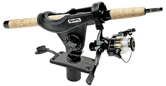 Soporte Porta Caña Con Base De Montaje Baitcaster W/244 Mount Para Kayak Y Embarcaciones