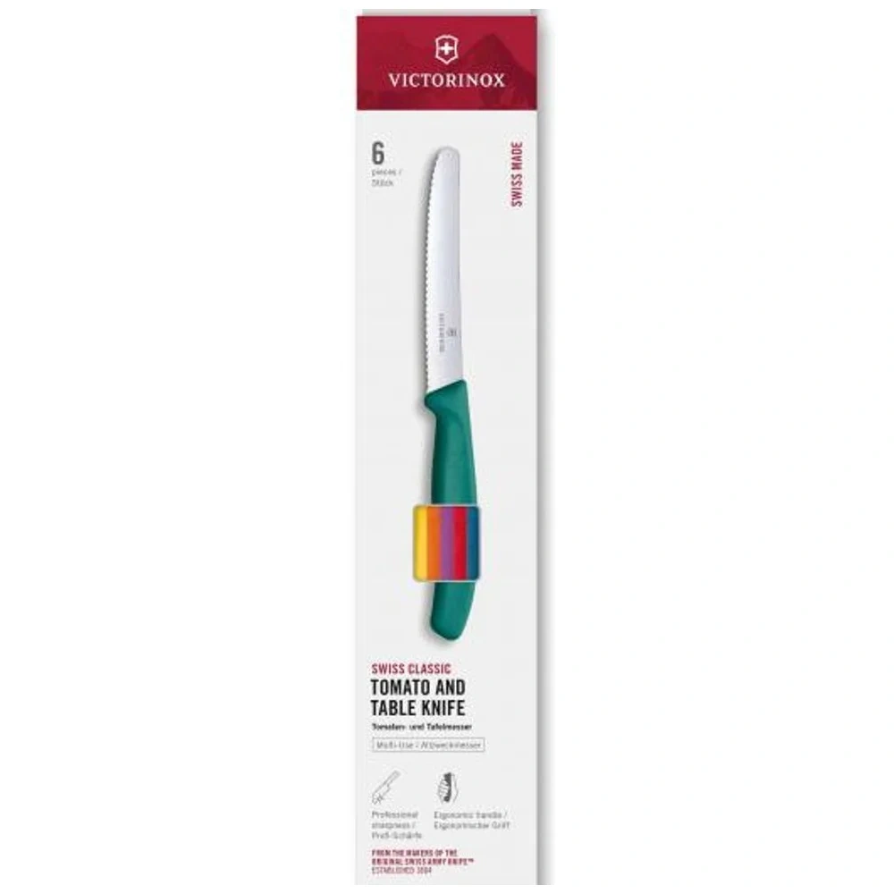 Set de Cuchillos para Tomate y de Mesa Swiss Classic, 6 piezas