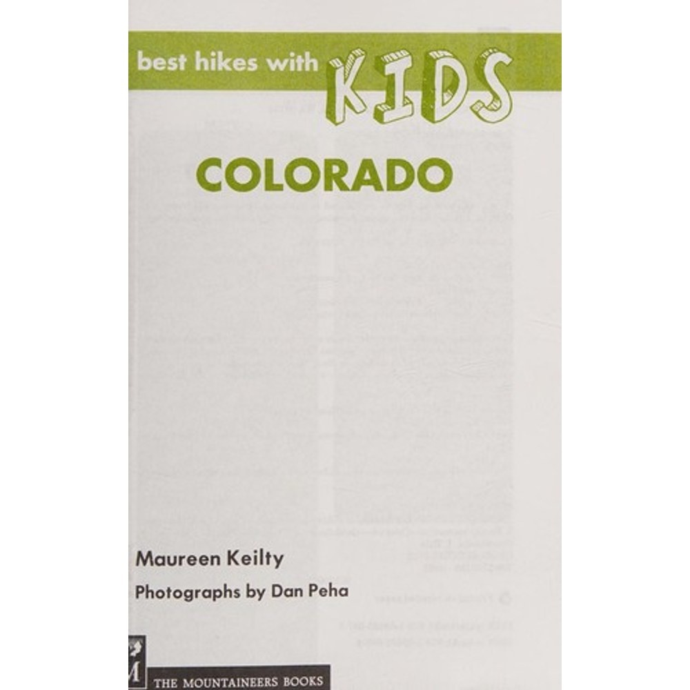 Libro Best hikes with kids Colorado