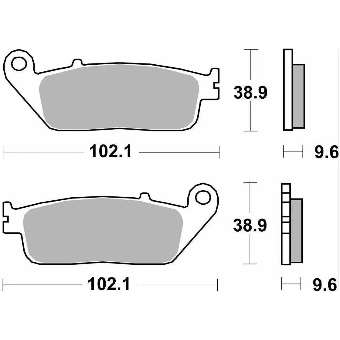 Pastillas De Freno Delanteras Para Moto