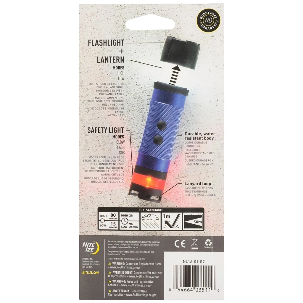 Mini Linterna Radiante 3 En 1