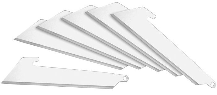 Set De 6 Hojas De Repuesto 3" Utility Blade -6Pk Replacement Para Cuchillos