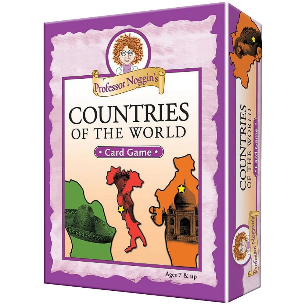 Juego de Cartas Professor Noggin Países del Mundo