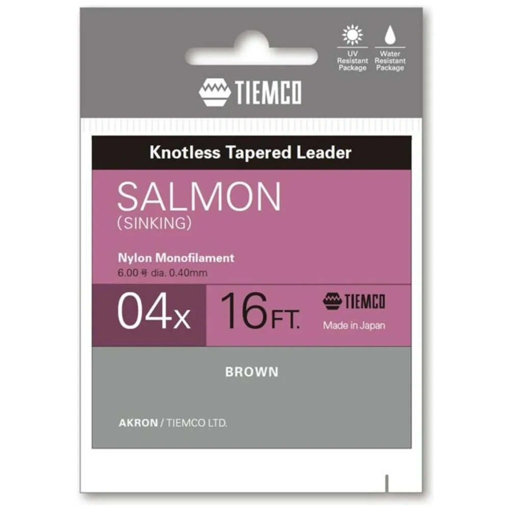 Leader Cónico Salmon Hundido 16 FT