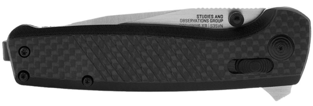 Miniatura Cuchillo Terminus XR S35vn Carbon Fiber - Box  -