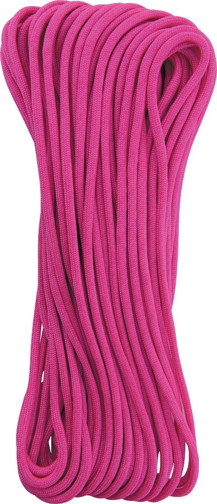 Miniatura Cuerda Paracord 550 100 Feet 30 Mts - Color: Rosa Neon