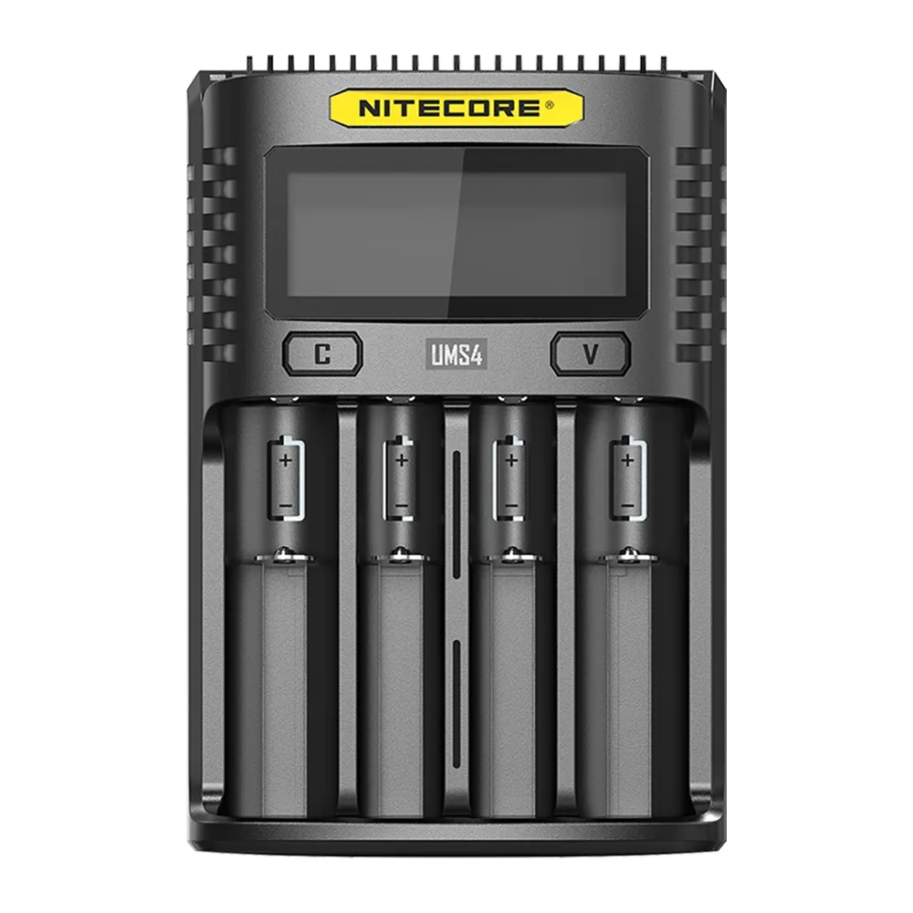 Cargador de Baterías 4 Ranuras USB-C UMS4