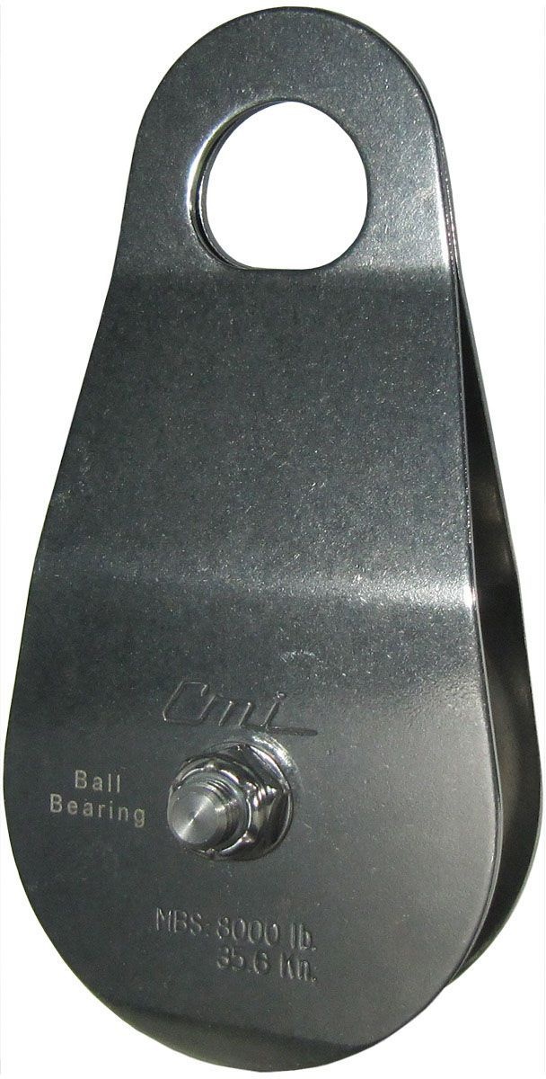 Polea 2" Staubkess Steel, Aluminium Sheave, Ball Bearing