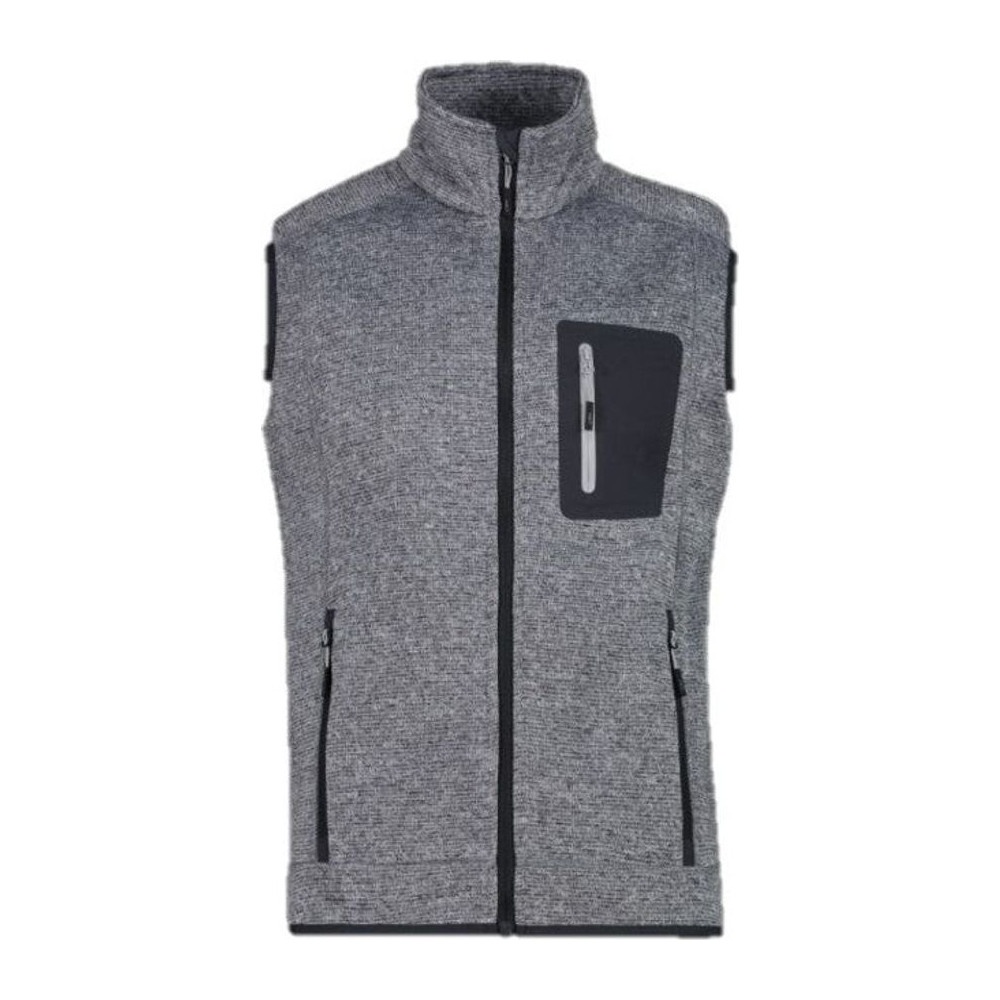 Polar Hombre Sin Mangas Mélange Knit-Tech Heavy