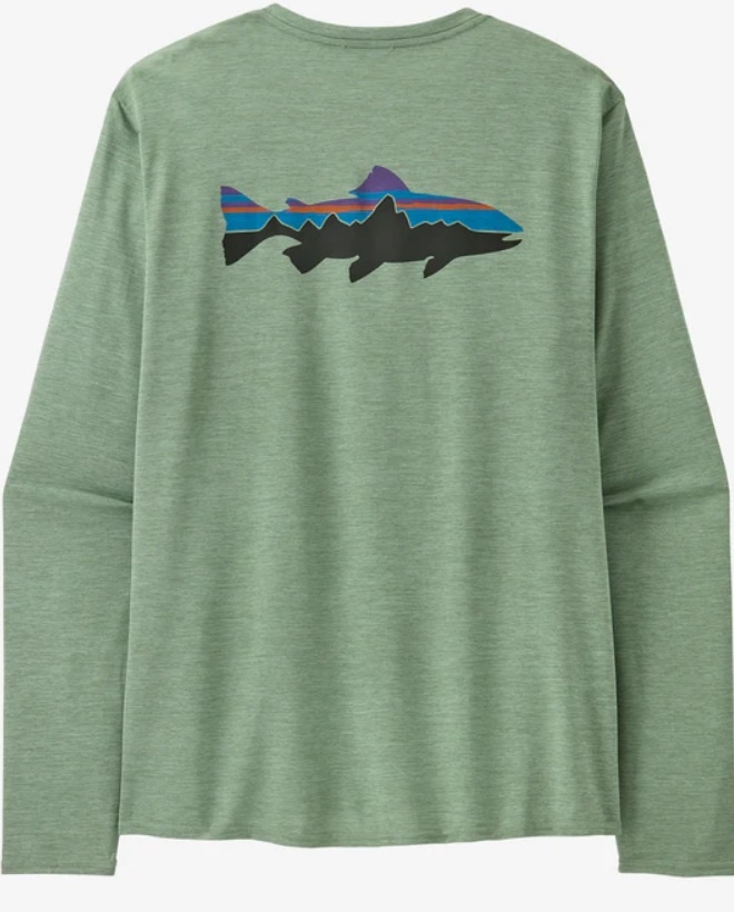 Polera Hombre Manga Larga Capilene® Cool Daily Graphic Shirt - Waters