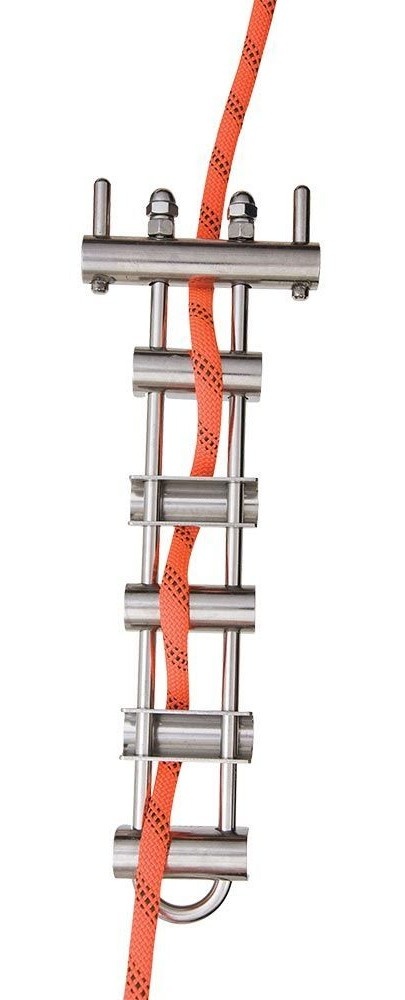 Descensor Racks - Color: Plateado/Naranja