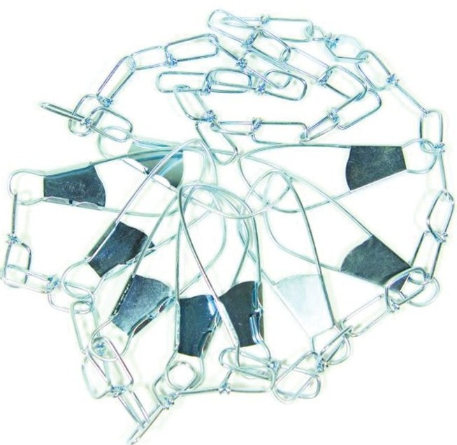 Ensartador De Peces De Cadena Con 9 Broches Stringer Snap