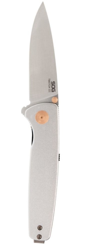 Miniatura Cuchillo Twitch III Satin Rose Gold Polished - Blister Pack  -