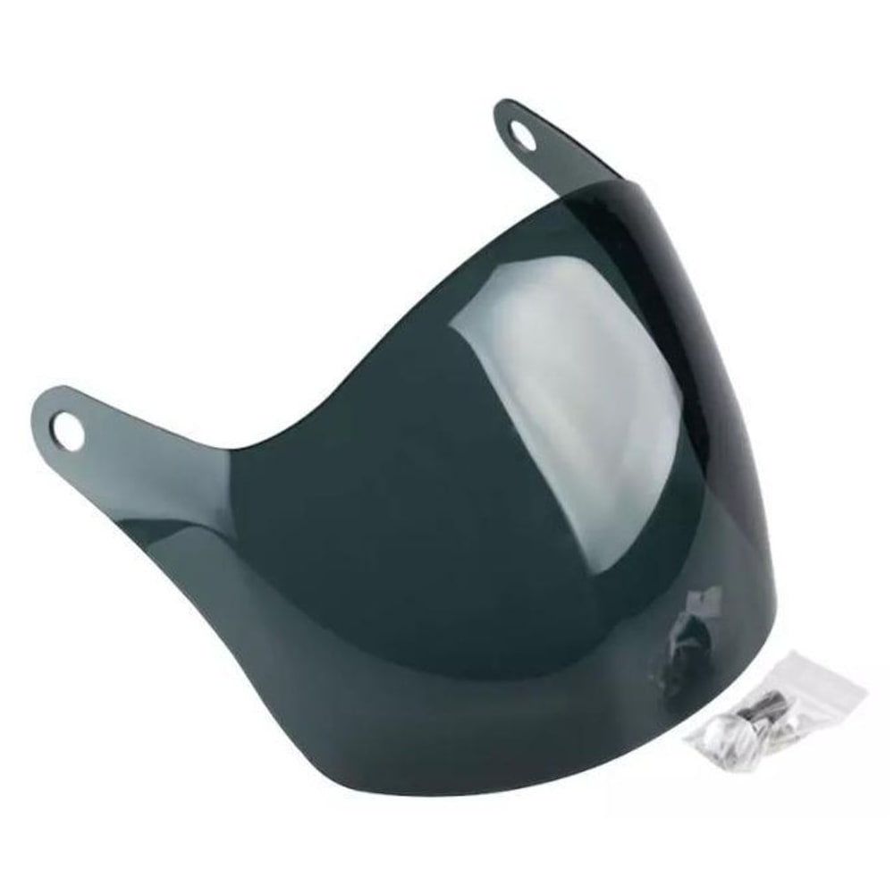 Visor De Casco Largo Oscuro