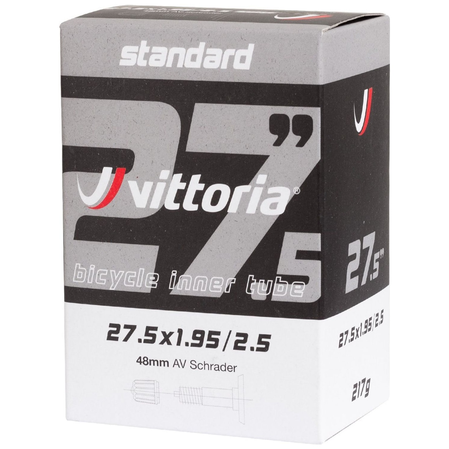 Cámara Vittoria Standard 27.5 x 1.95/2.50 Válvula Auto 48 mm