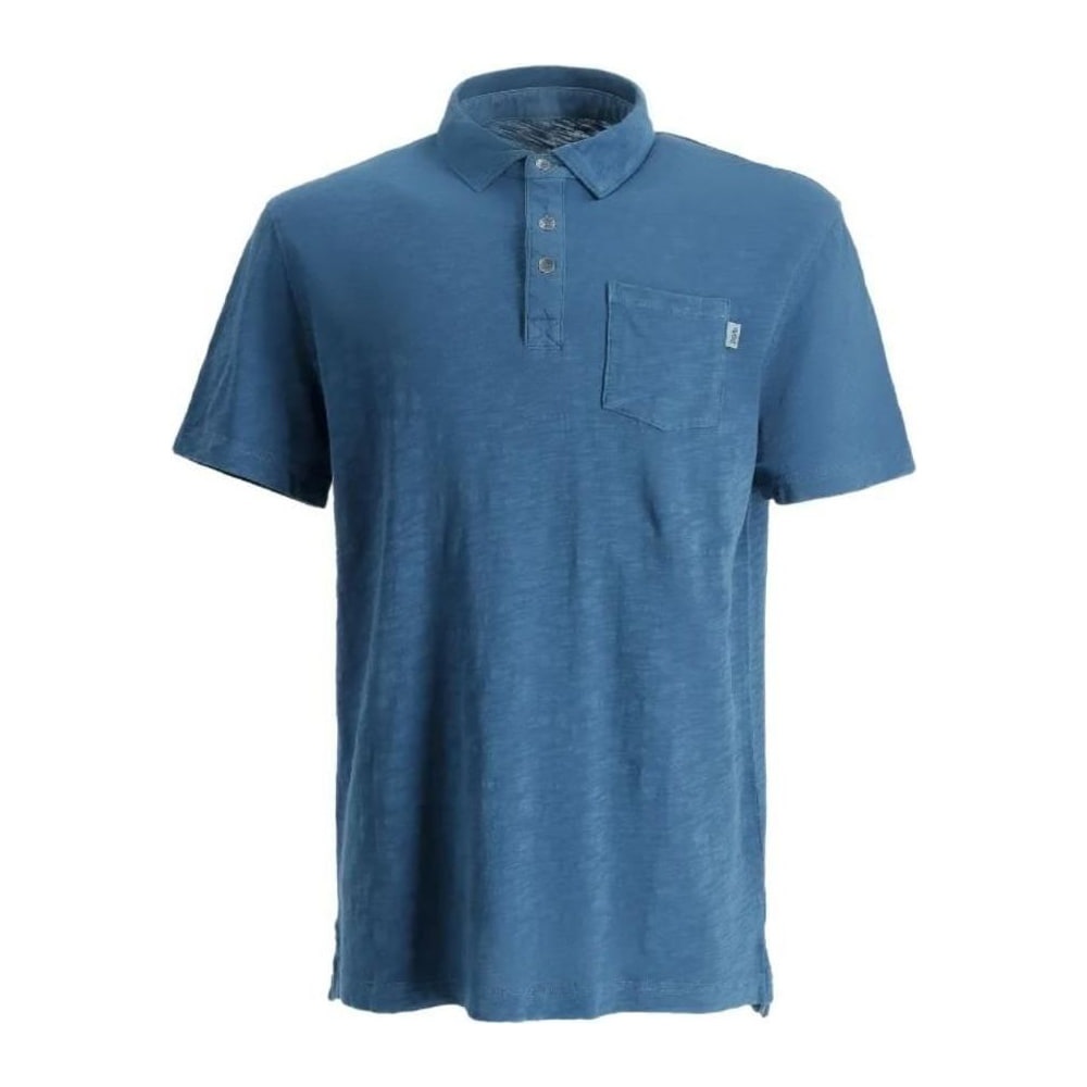 Polera Manga Corta Slub Polo Hombre