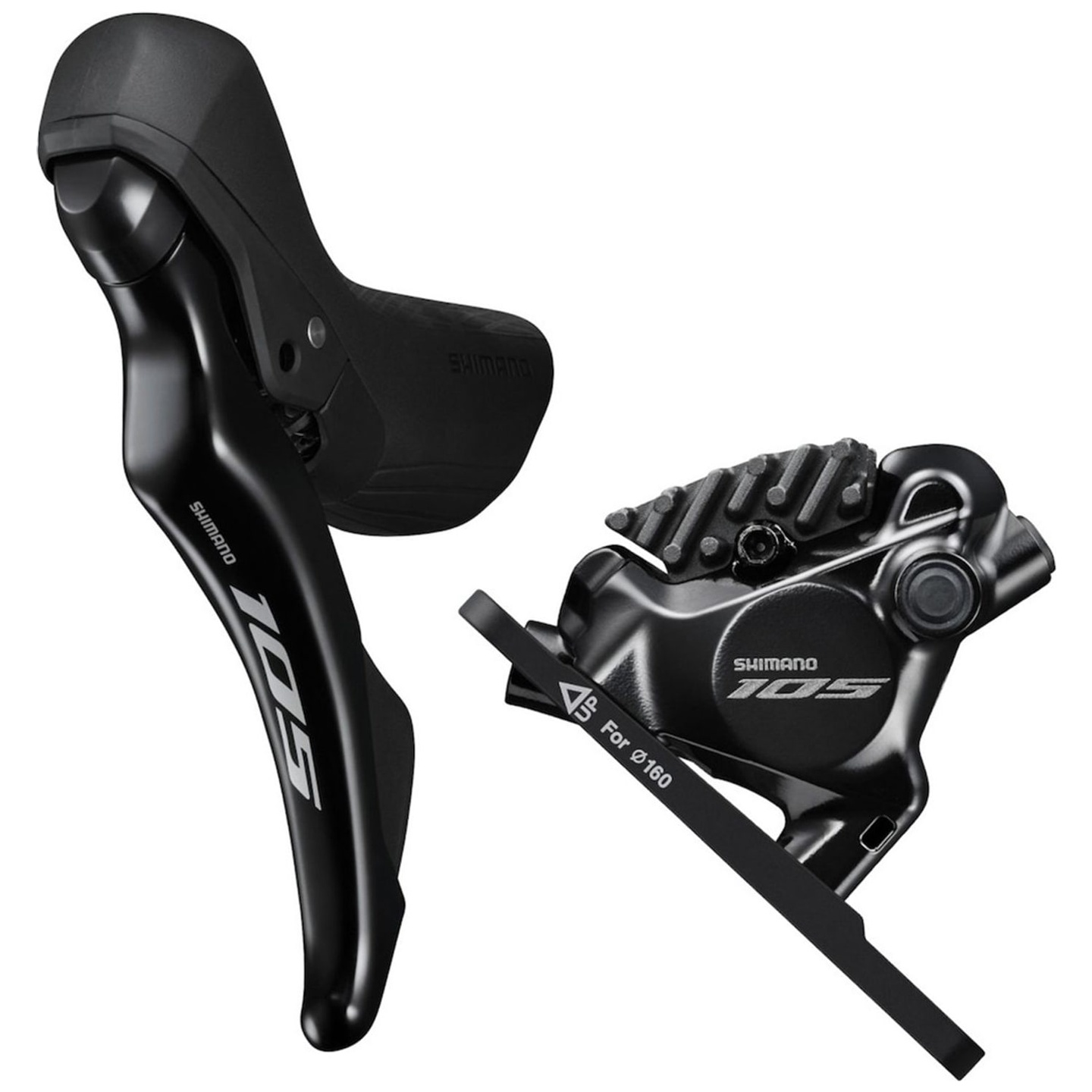 Freno Hidráulico Delantero Shimano 105 ST-R7120 / BR-R7170 con Manilla de Cambio Izquierda