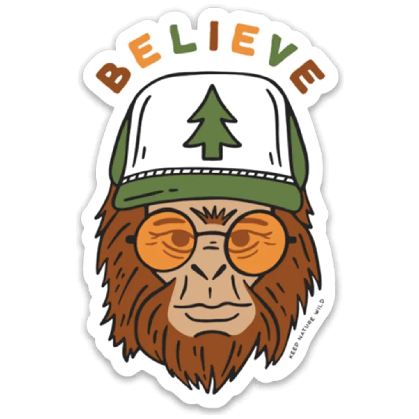 Calcomanía Clyde el Sasquatch