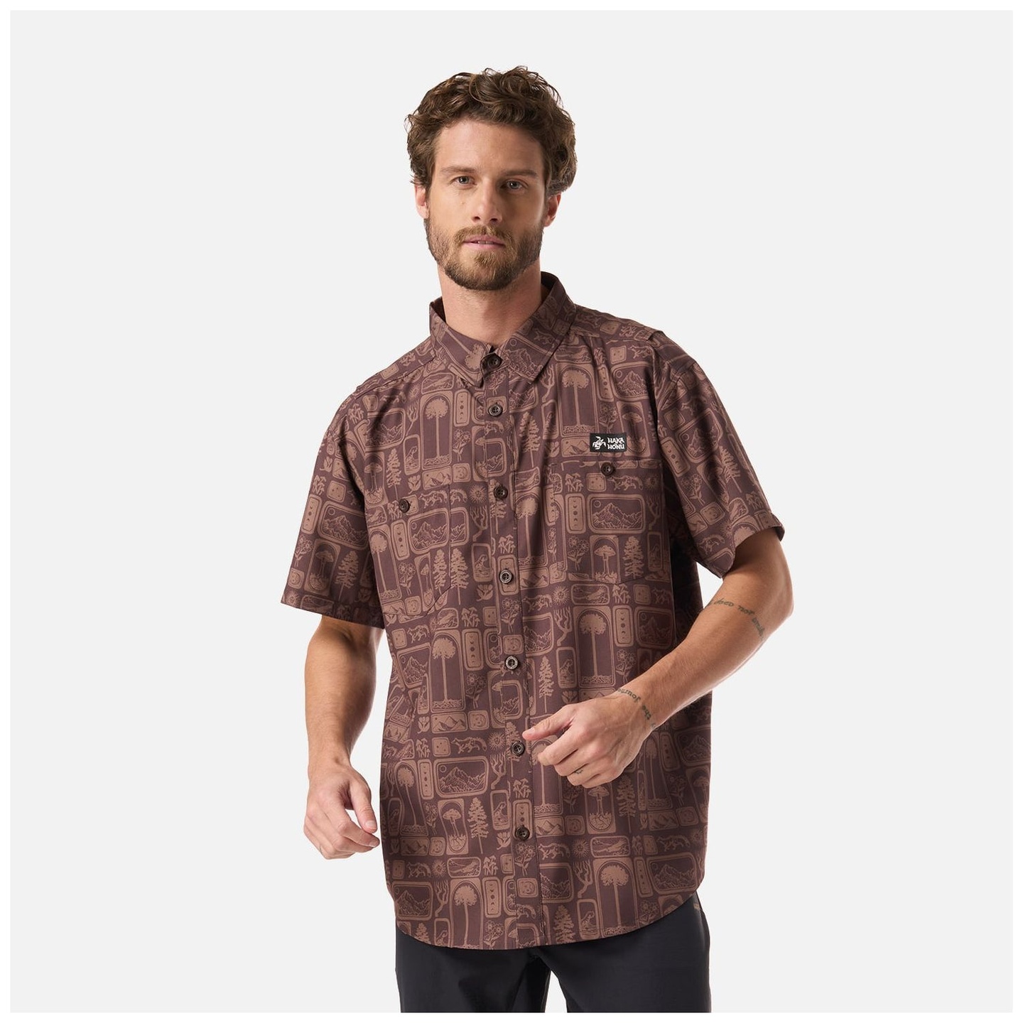 Camisa Hombre Cumbre Manga Corta V26