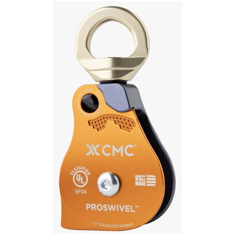 Polea simple con destorcedor 1,5″ PROSWIVEL