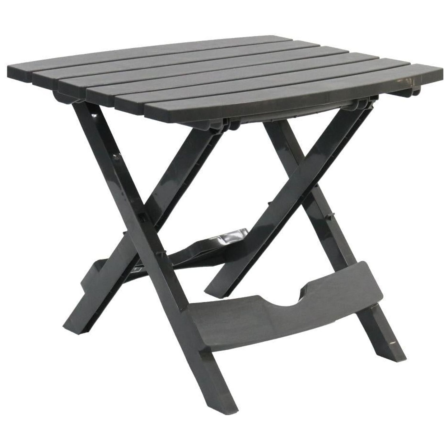 Mesa Auxiliar Plegable Plástica Diseño Madera