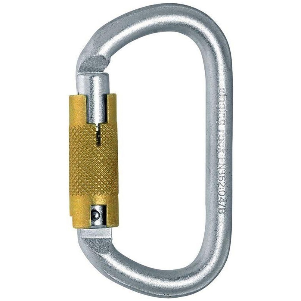Mosquetón Oval Steel 3 Tiempos