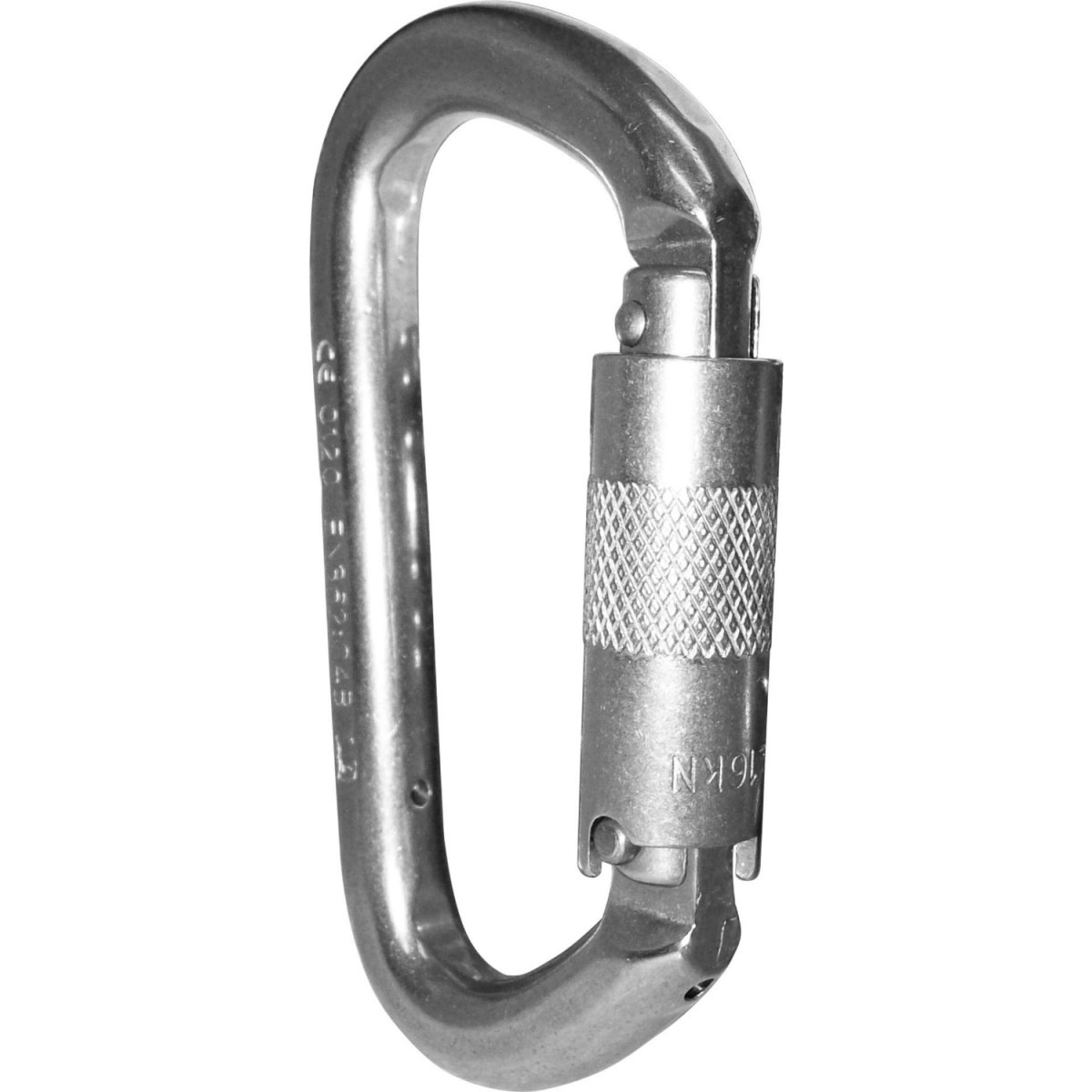 Mosquetón Acero Tipo D 3 Tiempos 35 KN Offset Supersafe