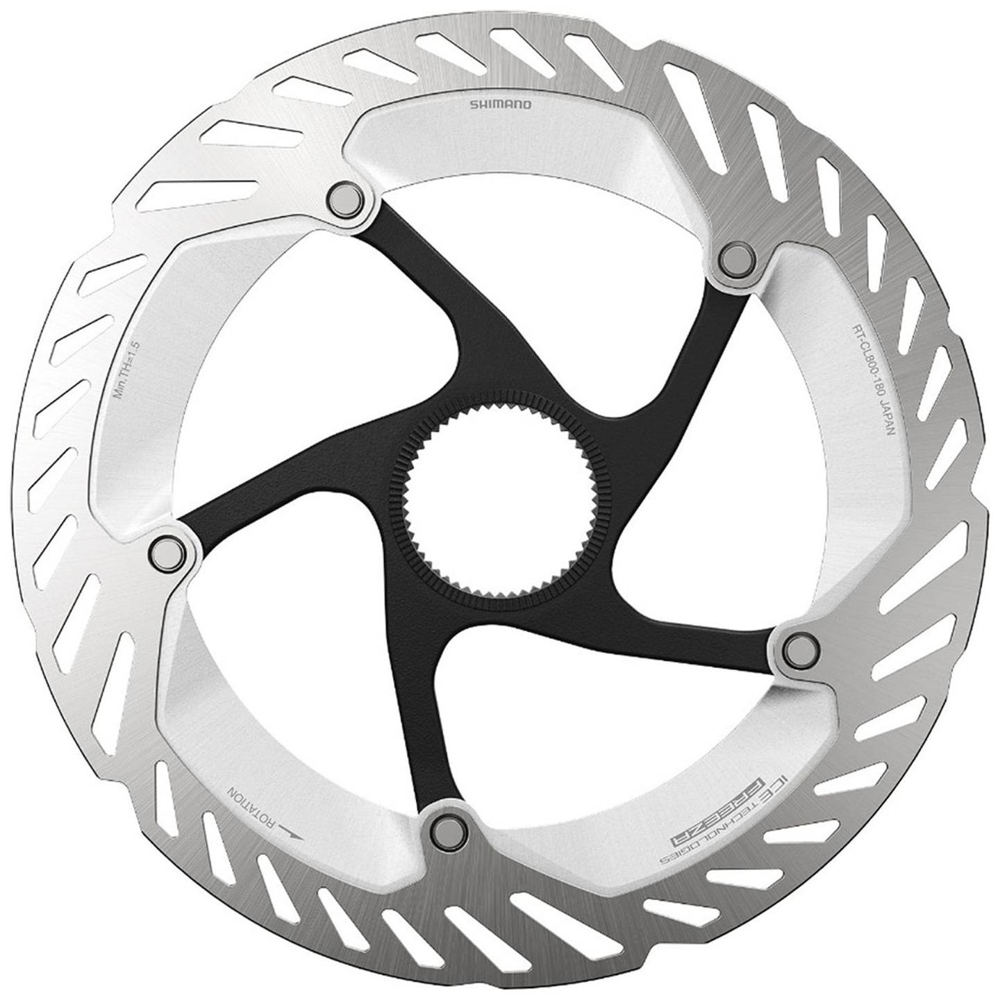 Disco de Freno Shimano RT-CL800 Center Lock 180 mm Lockring Externo