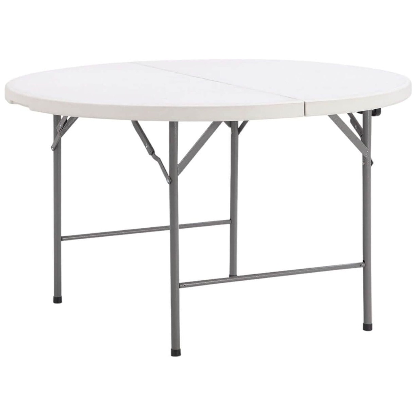 Mesa Plegable Redonda 122x74 Cms