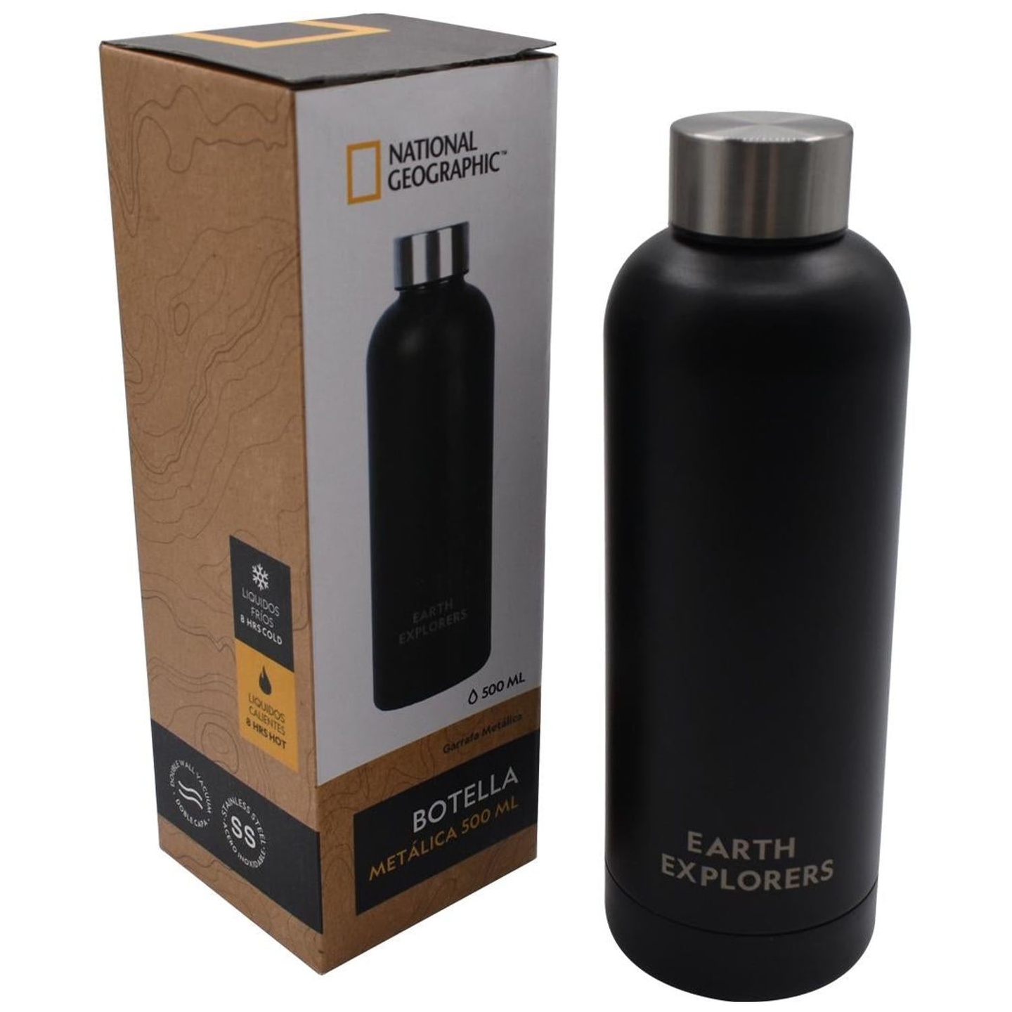 Botella Metálica Térmica Boca Angosta 500ml
