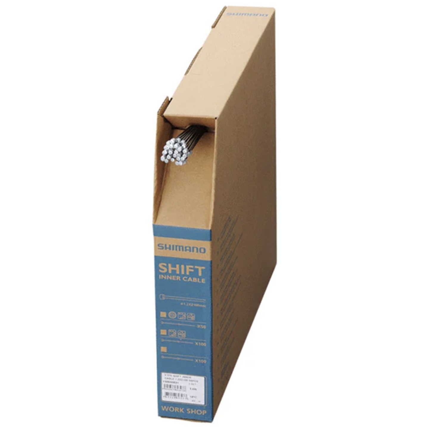 Caja de Cables de Cambio Shimano 1,2 x 2100 mm (100 Unidades)