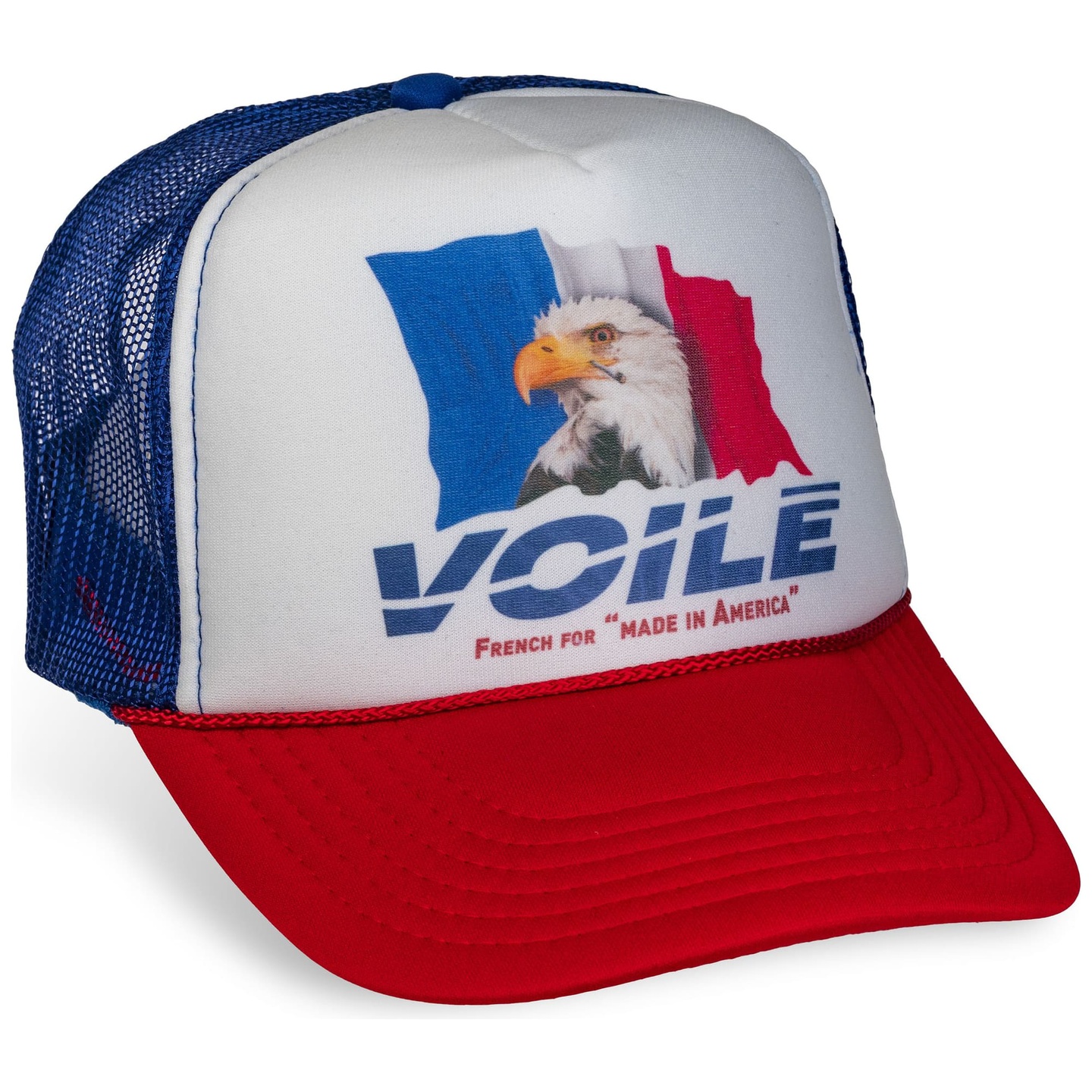Jockey Voile Red White and Bleu Foam Dome