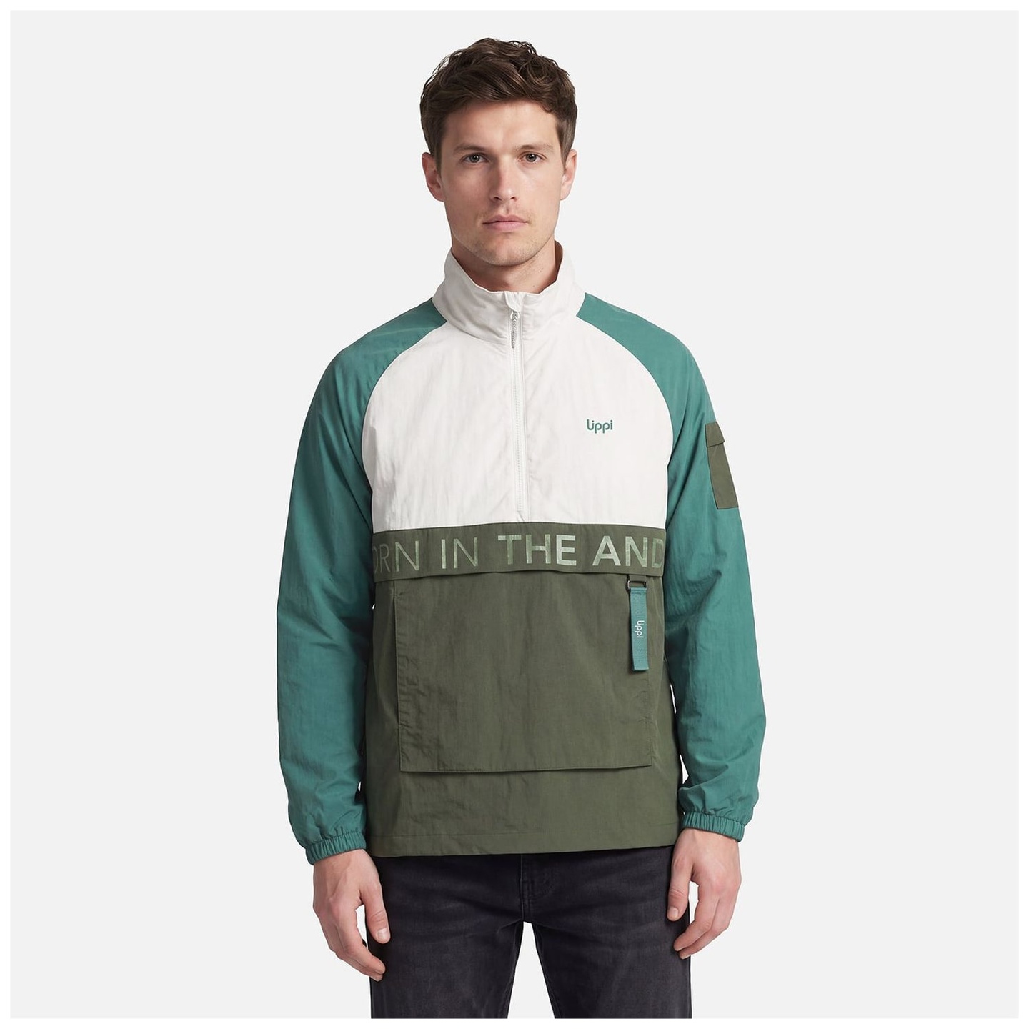 Chaqueta Hombre WindCity WindBreaker 1/4 Zip Jacket