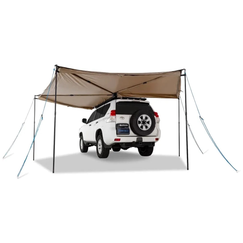 Toldo Lateral 2,5 mt tipo Abanico Cubre 270 Grados Lado Piloto con Sistema Stow It
